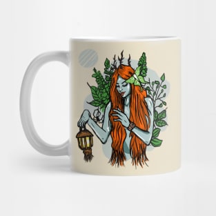 Forest Witch, Alchemist Pagan Moon Mug